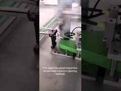 Vídeo da inspecção conjunta da corrente de redemoinho e visual do anel de aço