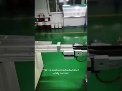 Verificação automática em linha não destrutiva de corrente de redemoinho de pinos de pistão