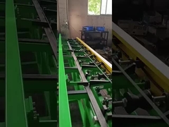 Detector de falhas de corrente de arremesso para inspecção automatizada em linha de barras de aço