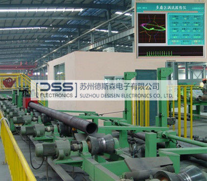 Sistema de ensaio por ultra-som automático de barras de tubos de corrente Eddy