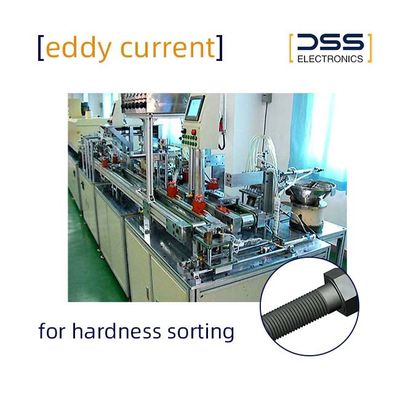 Máquina de teste de corrente Eddy sincronizada de detecção de falhas de dureza de triagem Duas linhas 4 canais STY-2